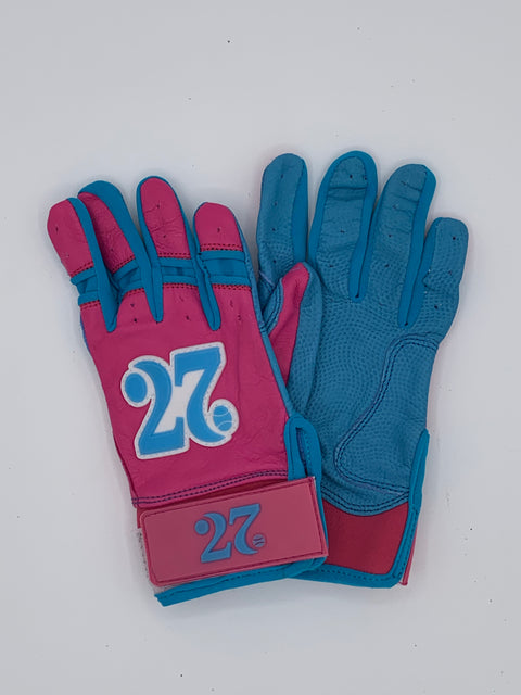 27 Baseball Batting Gloves (Short Cuff)