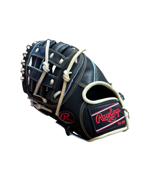 Heart of the Hide 12.5" Black 1st Base Mitt, Left Hand Throw
