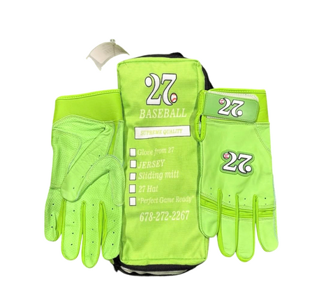27 Baseball Batting Gloves (Short Cuff)