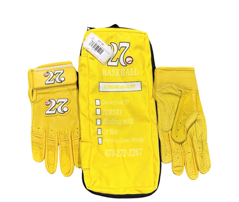 27 Baseball Batting Gloves (Short Cuff)