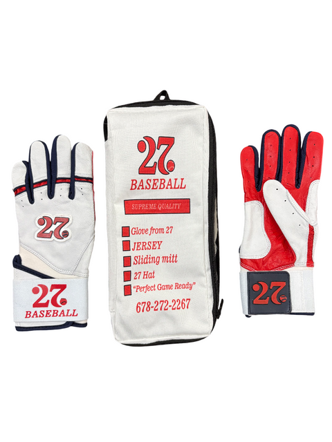 27 Baseball Batting Gloves (Long Cuff)