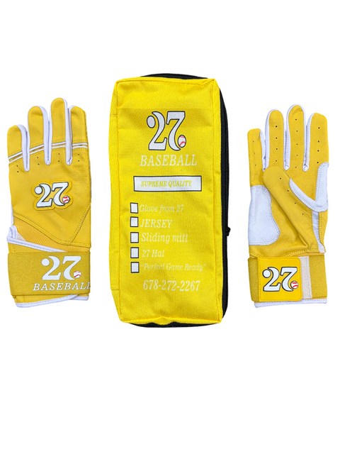 27 Baseball Batting Gloves (Long Cuff)