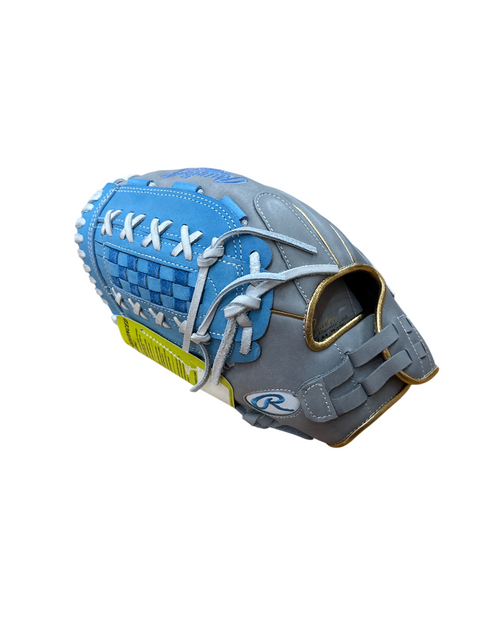 Liberty Advanced Color Series 12.5 in Fastpitch Glove, Gray/Columbia Blue, LHT