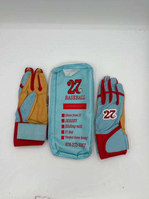 27 Baseball Batting Gloves Long Cuff