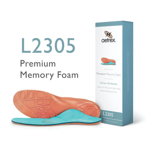 Premium Memory Foam Orthotics W/ Metatarsal Support
