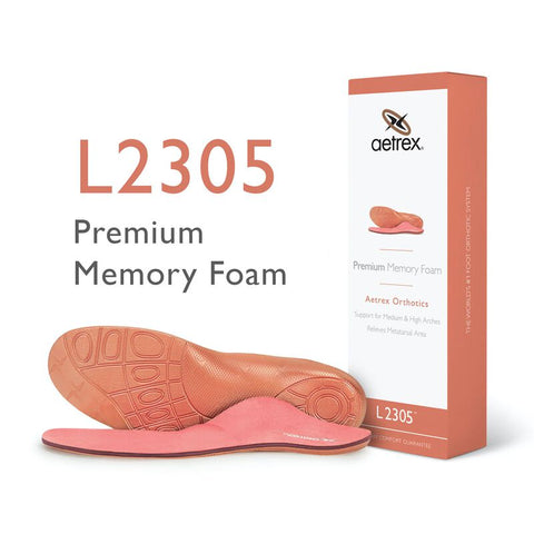 Premium Memory Foam Orthotics W/ Metatarsal Support