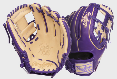Heart of the Hide 11.75-Inch Purple Infield Glove, Right Hand Throw