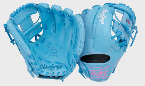 Heart of the Hide 11.5-Inch Columbia Blue Infield Glove, Right Hand Throw