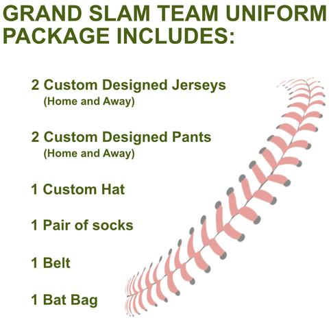 Grand Slam Team Uniform Package